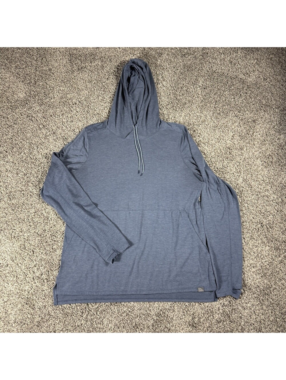 L.L.Bean Women's SunSmart Pullover Hoodie Large Reg - Blue